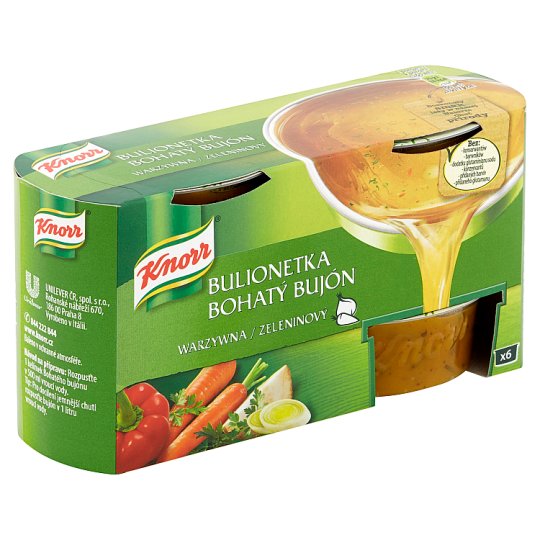 Knorr Bohatý Bujón Zeleninový 6 x 28g