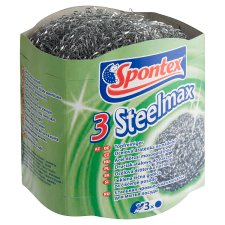Spontex Steelmax Steel Wire for Dishes 3 pcs