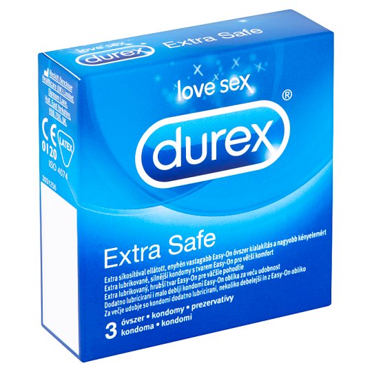 Durex Extra Safe kondomy 3 ks