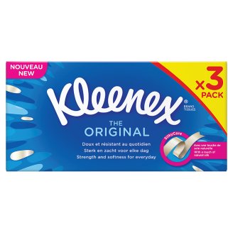 Kleenex The Original Papírové kapesníky 3 vrstvé 3 x 88 ks