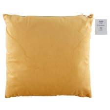 Tesco Home Yellow Velour Cushion 48 x 48 cm