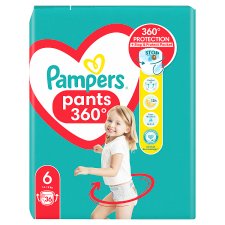 Pampers Pants Size 6, 36 Nappies, 14kg-19kg