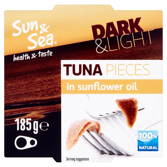 Sun & Sea Tuňák žlutoploutvý kousky ve slunečnicovém oleji 185g