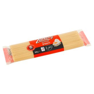 Zátkovy Vaječné Těstoviny Špagety 500g