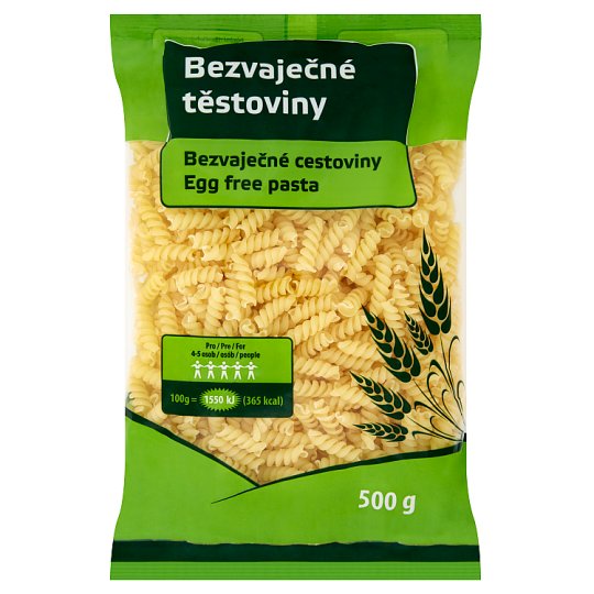 Japavo Bezvaječné těstoviny sušené vřetena malá 500g