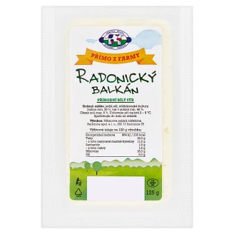 Mlékárna Radonice Radonický balkán 125g