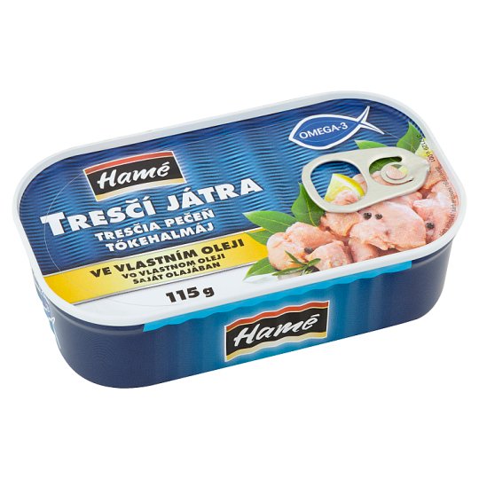 Hamé Cod Liver in Own Oil 115g Tesco Groceries