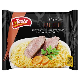 InTaste Premium Instantní nudlová polévka hovězí příchuť 70g