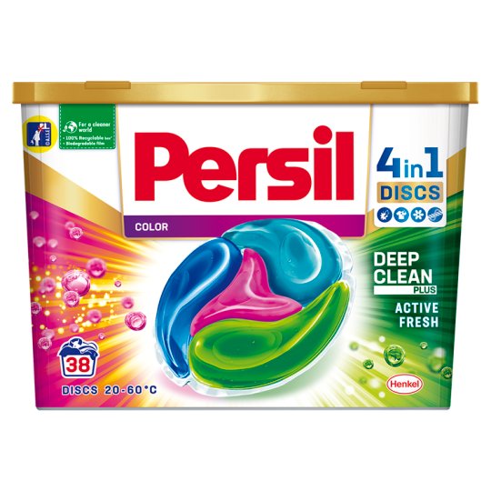 Persil Discs Color koncentrovaný předdávkovaný prací prostředek 38 praní 950g