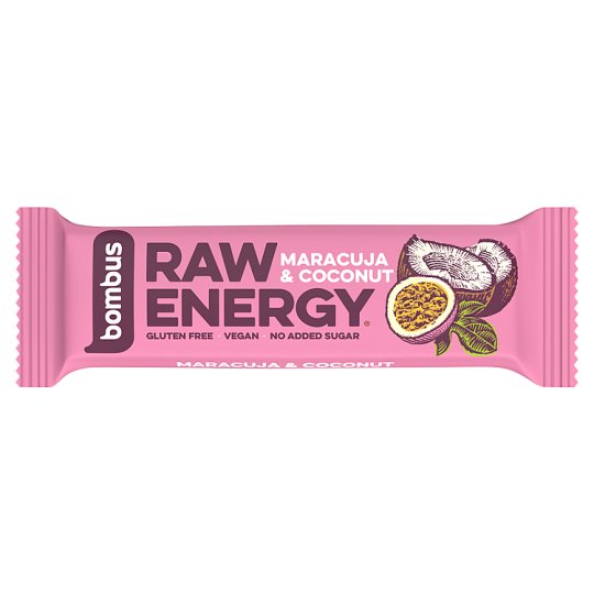 Bombus Raw Energy Maracuja & coconut 50g
