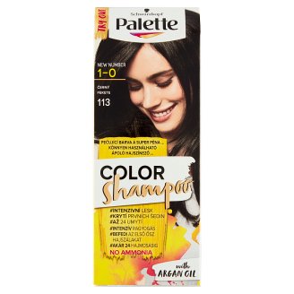 Schwarzkopf Palette Color Shampoo barva na vlasy Černý 113