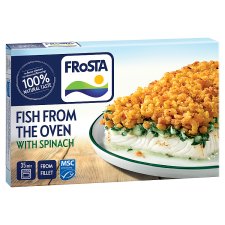 Frosta Fish from the Oven with Spinach 360g