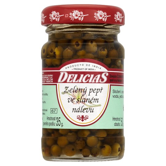 Delicias Green Pepper in Brine 50g