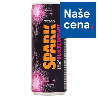 Tesco Spark Energy Drink Blackcurrant 250ml