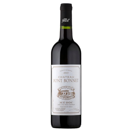 Tesco Finest Château Font Bonnet Médoc červené víno 75cl