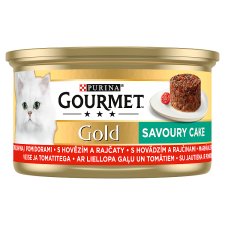 GOURMET Gold Savory Cake with Beef and Tomatoes 85g