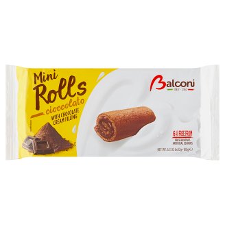 Balconi Mini Rolls s čokoládovou náplní 6 x 30g