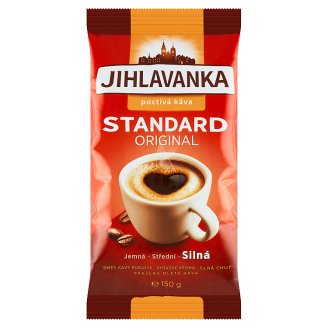 Jihlavanka Standard original pražená mletá káva 150g