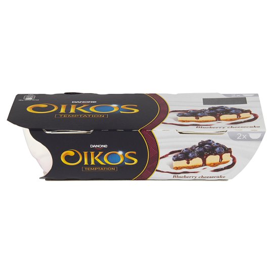 Danone Oikos Jogurt borůvkový cheesecake 2 x 110g