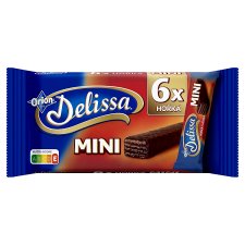 DELISSA Mini Wafers with Cocoa Filling in Dark Chocolate 6 x 17.5g