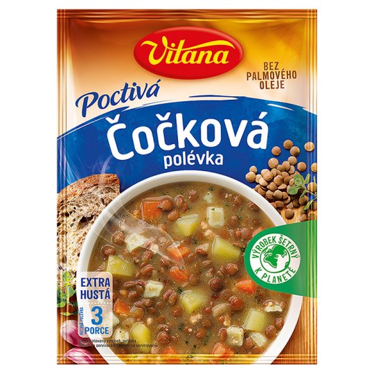 Vitana Poctivá polévka čočková 127g