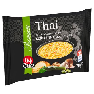 InTaste Premium Instantní nudlová polévka kuřecí thajská příchuť 70g