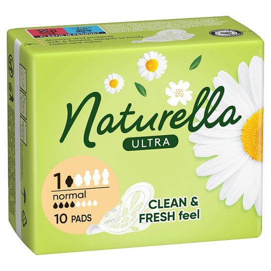Naturella Ultra Normal Sanitary Towels With Wings x10 Tesco Groceries