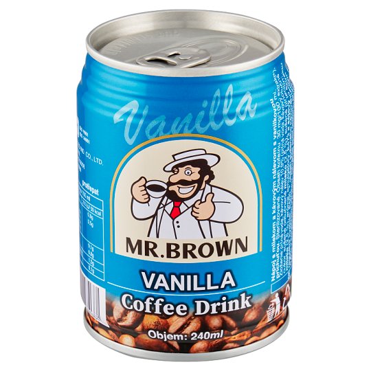 Mr. Brown Vanilla Coffee Drink 240ml - Tesco Groceries