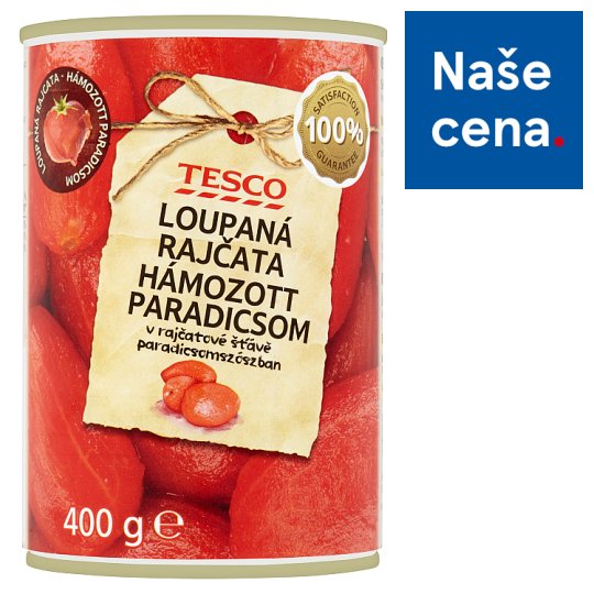 Tesco Loupaná rajčata v rajčatové šťávě 400g