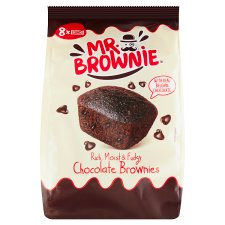 Mr. Brownie Brownies with Pieces of Belgian Chocolate 200g