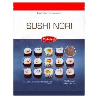 Yutaka Sushi Nori sušené mořské řasy 11g