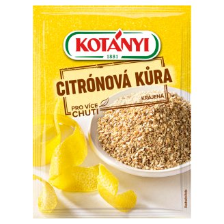 Kotányi Dessert Citrónová kůra krájená 14g