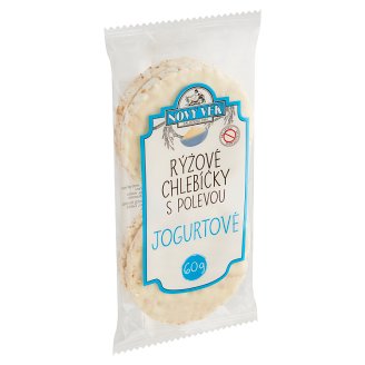 Nový Věk Chlebíčky rýžové jogurtové 60g