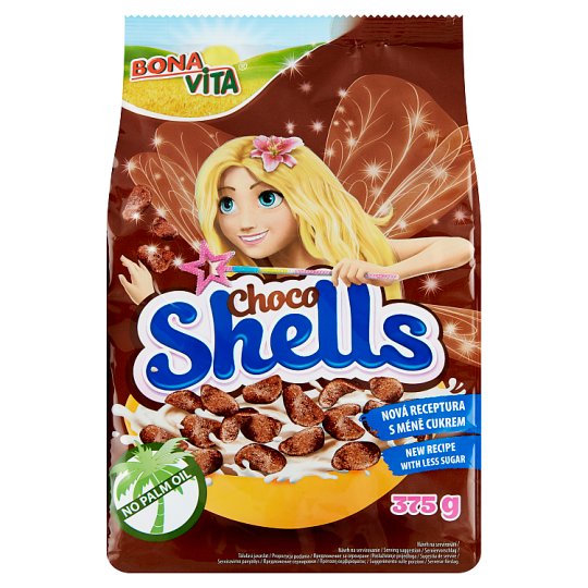 Bona Vita Choco Shells obilné mušličky s kakaem 375g