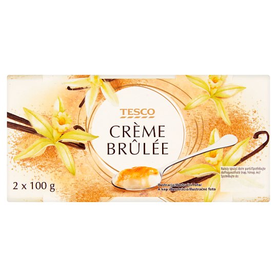 Tesco Crème Brûlée 2 x 100g