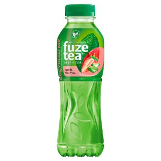 FuzeTea Strawberry Aloe Stevia zelený ledový čaj 500ml