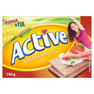 Bona Vita Active Křehké plátky žitné 140g