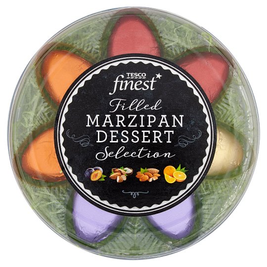 Tesco Finest Filled Marzipan Dessert Selection 110g Tesco Groceries