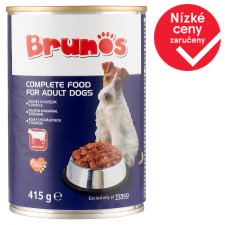 Brunos Kompletní krmivo pro dospělé psy s hovězím 415g