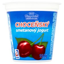 Choceňská Mlékárna Choceňský smetanový jogurt višňový 150g