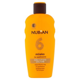 Nubian Mléko na opalování SPF 6 200ml