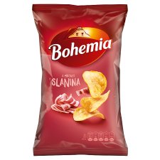 Bohemia Chips s příchutí slanina 140g