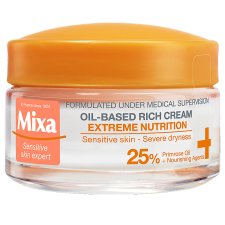 Mixa Extreme Nutrition Rich cream with Primrose oil, 50 ml