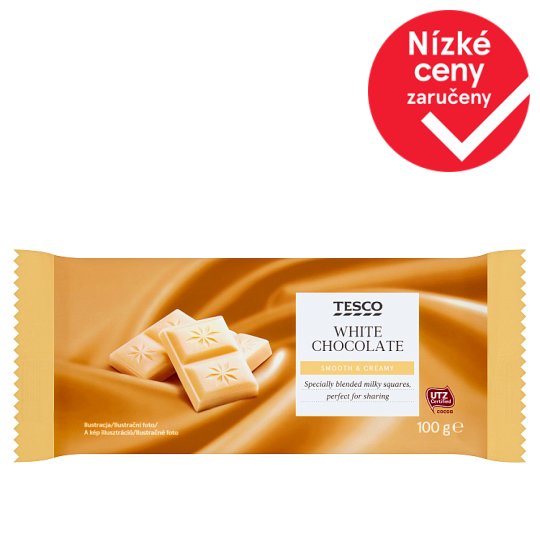 Tesco White Chocolate 100g