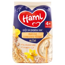 Hami Milk Porridge for Good Night Semolina with Vanilla Flavor from the End of 4th Month 210g