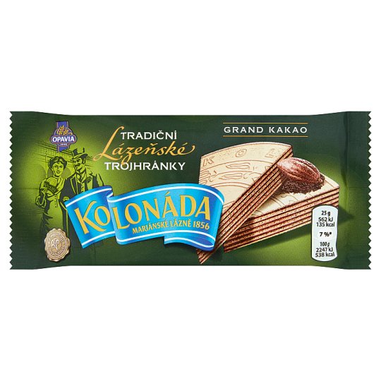 Opavia Kolonáda Grand kakao tradiční lázeňské trojhránky 50g
