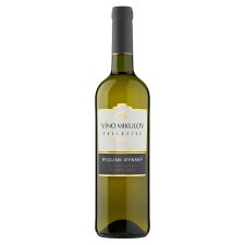 Víno Mikulov Riesling de Rhin Wine with the Attribute Late Harvest Dry White 0.75L