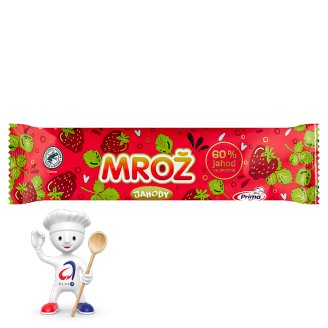 Prima Mrož Mražený jahodový krém v kakaové polevě 60ml