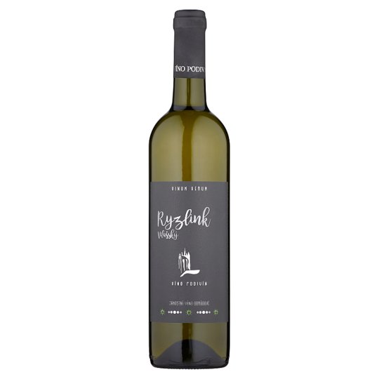 Víno Podivín Welschriesling Quality Varietal Dry Wine 0.75L