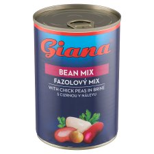 Giana Bean Mix with Chick Peas in Brine 400g